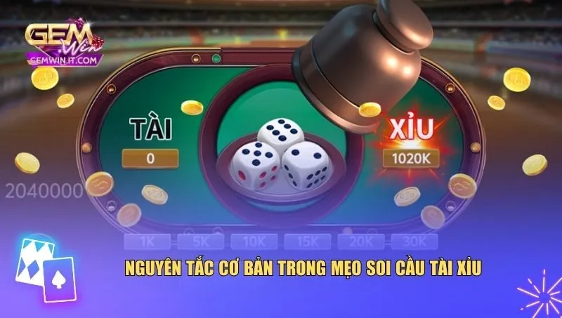 Mẹo Soi Cầu Tài Xỉu Chuẩn Cao Thủ: Bí Kíp Tăng Tỷ Lệ Thắng Nguyên tắc cơ bản trong mẹo soi cầu tài xỉu