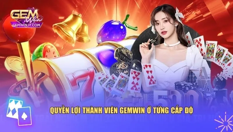 Quyền Lợi Thành Viên Gemwin Quyền lợi thành viên Gemwin ở từng cấp độ